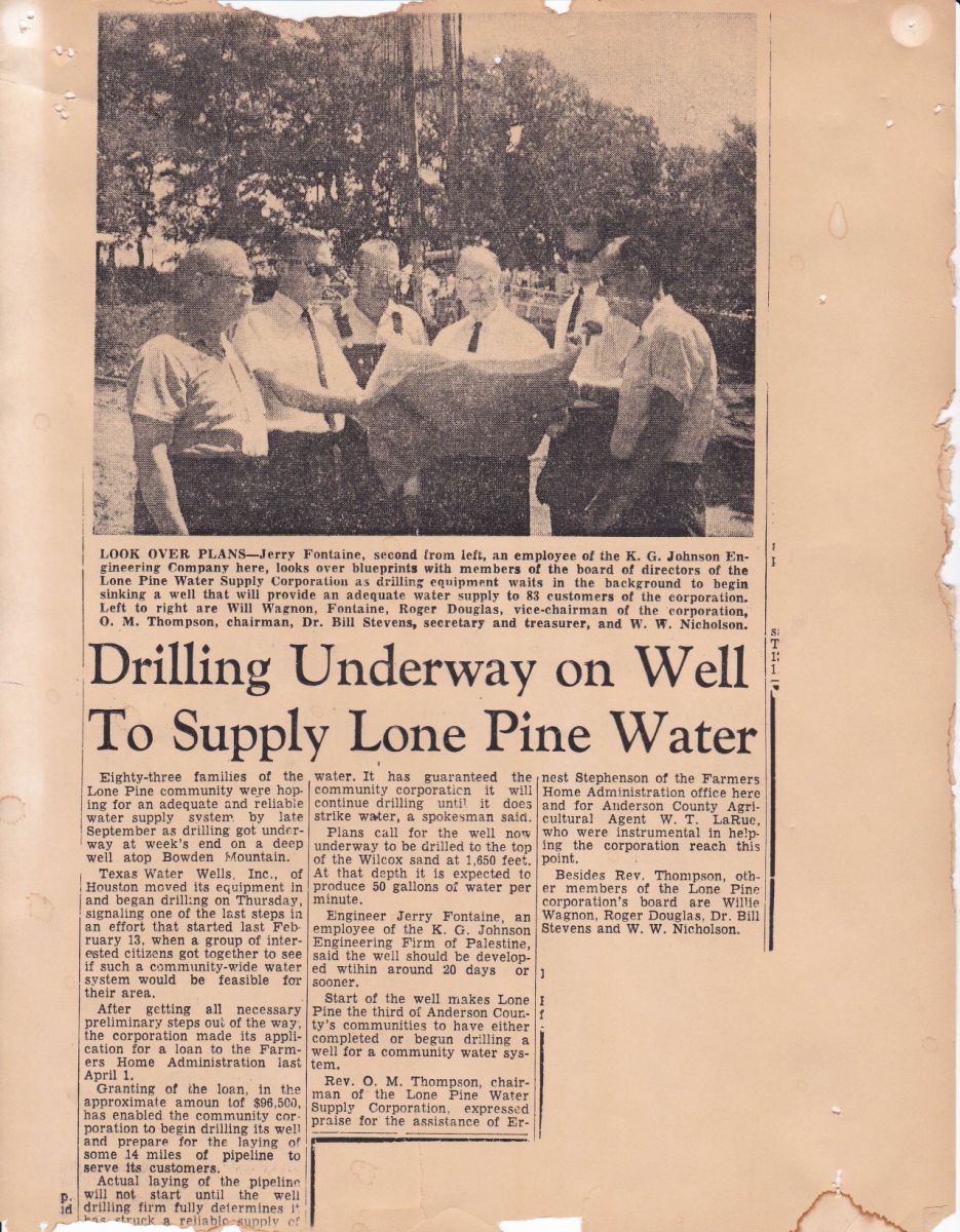 Lone Pine Well #1 (1964)